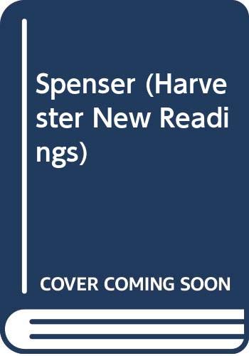 9780391034754: Spenser (Harvester New Readings)