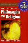 Dictionary of Philosophy and Religion: Eastern and Western Thought (9780391038653) by William L. Reese