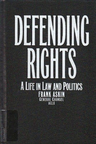 Imagen de archivo de Defending Rights : A Life in Law and Politics a la venta por Better World Books