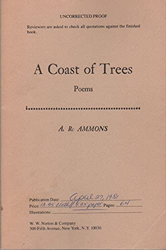 A Coast of Trees (9780393000511) by Ammons, A.R.