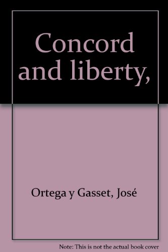 9780393001242: Concord and liberty,