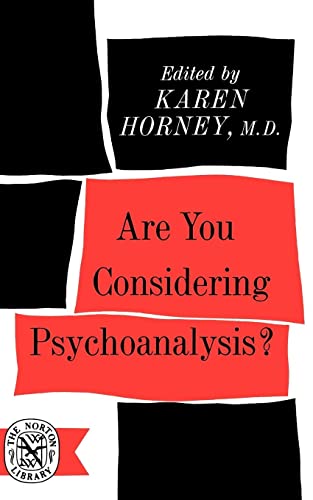 9780393001310: Are You Considering Psychoanalysis?