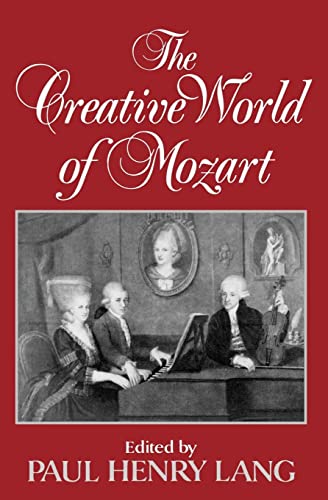 Beispielbild fr The Creative World of Mozart zum Verkauf von Wonder Book