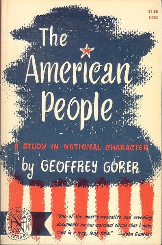 Stock image for American People : A Study in National Character for sale by Better World Books