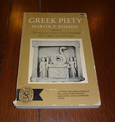 Stock image for Greek Piety for sale by ThriftBooks-Dallas