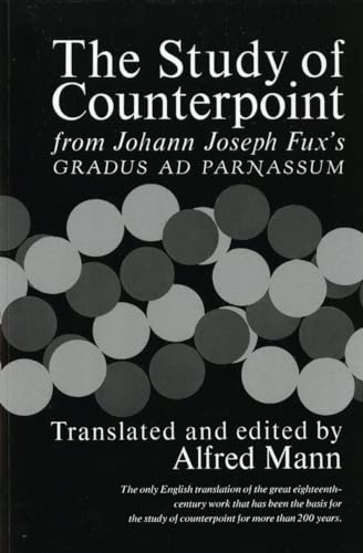 9780393002775: Study of Counterpoint: From Johann Joseph Fux's Gradus ad Parnassum