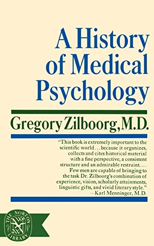 Imagen de archivo de A History of Medical Psychology a la venta por Better World Books