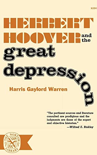 Stock image for Herbert Hoover and Great Depression for sale by Hawking Books