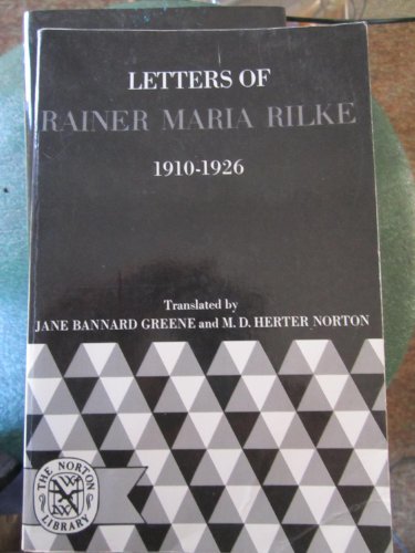 Stock image for Letters of Rainer Maria Rilke 1910-1926 for sale by Karen Wickliff - Books