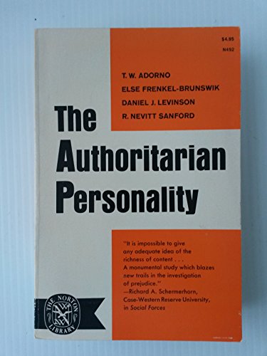 9780393004922: Authoritarian Personality