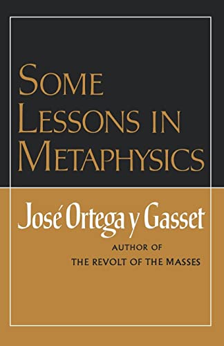 Stock image for Some Lessons in Metaphysics for sale by Front Cover Books