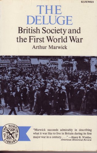 Beispielbild fr Deluge : British Society and the First World War zum Verkauf von Better World Books