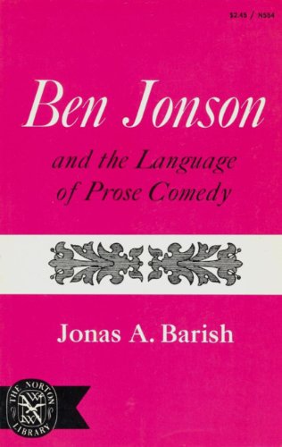 Stock image for Ben Jonson and the Language of Prose Comedy for sale by HPB-Movies