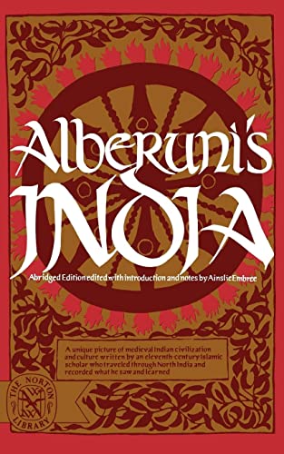 Stock image for Alberuni's India (Norton Library (Paperback)) (N568) for sale by A Cappella Books, Inc.