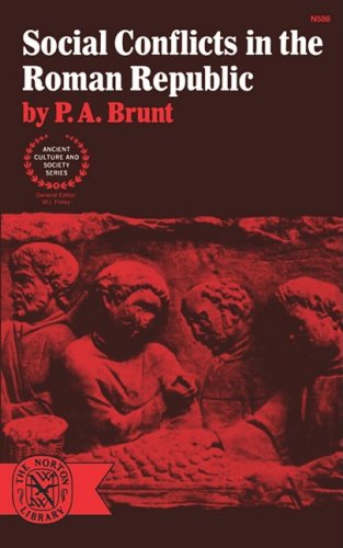 Social Conflicts in the Roman Republic (9780393005868) by Brunt, P. A.