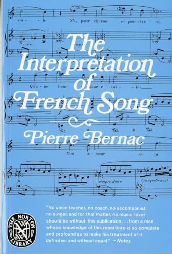 9780393008784: The Interpretation of French Song: N878 (Norton Library (Paperback))