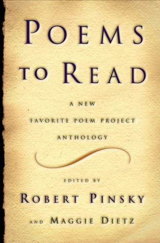 Imagen de archivo de Poems to Read: A New Favorite Poem Project Anthology a la venta por Your Online Bookstore