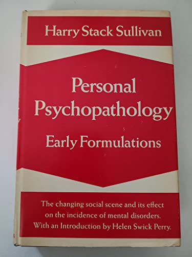 Imagen de archivo de Personal Psychopathology - Early Formulations a la venta por Jerry Merkel
