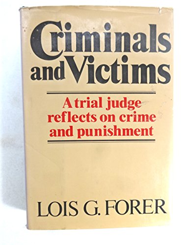 Stock image for Criminals and Victims for sale by Better World Books