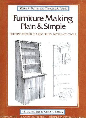 Beispielbild fr Furniture making plain & simple zum Verkauf von Robinson Street Books, IOBA