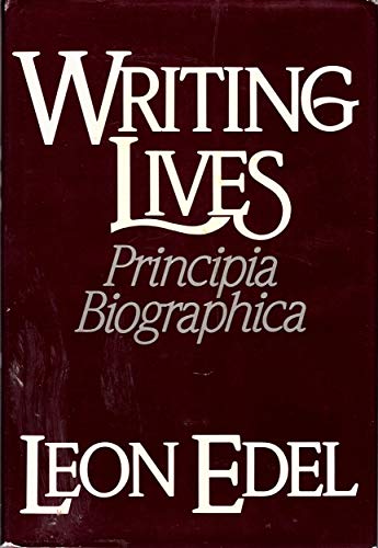 Beispielbild fr Writing Lives: Principia Biographica zum Verkauf von Wonder Book