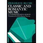 9780393021370: Classic and romantic music;: A comprehensive survey