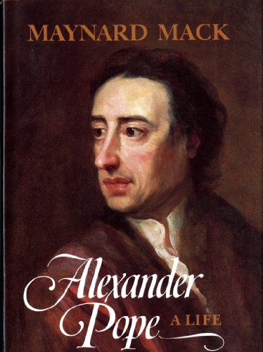 Beispielbild fr Alexander Pope : A Life zum Verkauf von Better World Books