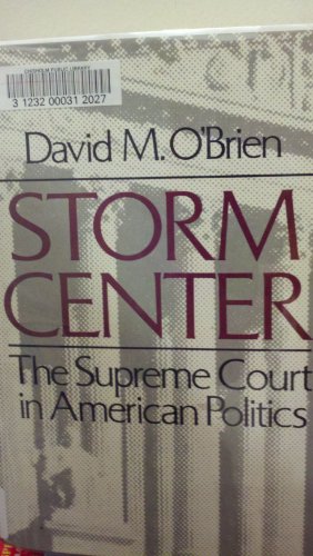 Beispielbild fr Storm Center: The Supreme Court in American Politics zum Verkauf von Wonder Book