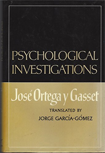 9780393024012: Psycholigical Investigations