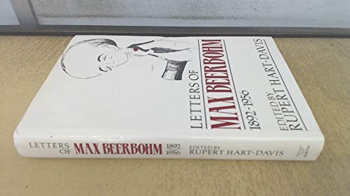 9780393026559: Letters of Max Beerbohm, 1892-1956 / Edited by Rupert Hart-Davis