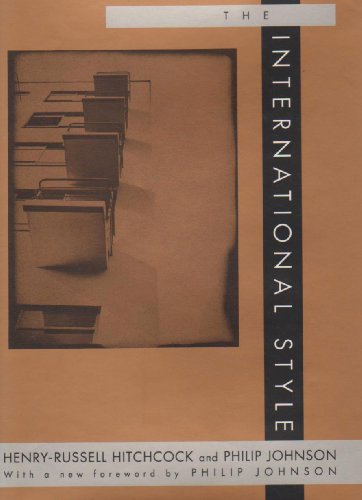 Stock image for The International Style for sale by Better World Books