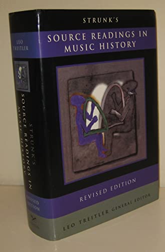 Imagen de archivo de Strunk's Source Readings in Music History a la venta por BooksRun