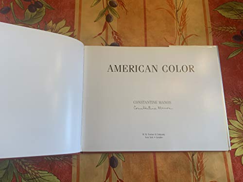 Imagen de archivo de American Color a la venta por Lost Books