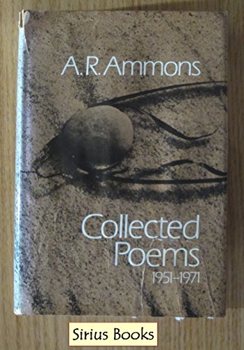 Stock image for A. R. Ammons : Collected Poems, 1951-1971 for sale by Better World Books