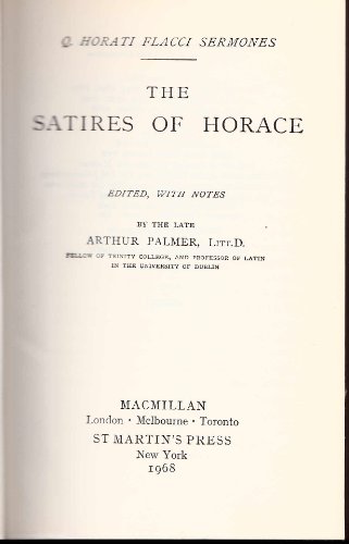 Imagen de archivo de Horace's Satires and Epistles a la venta por ThriftBooks-Dallas