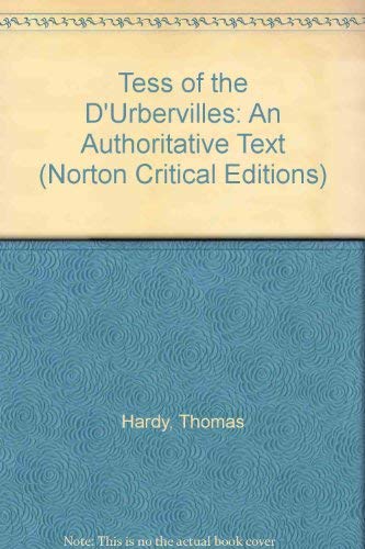 Beispielbild für Tess of the D'Urbervilles: An Authoritative Text (Norton Critical Editions) zum Verkauf von The Book Merchant, LLC
