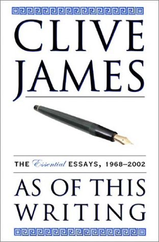 Beispielbild fr As of This Writing : The Essential Essays, 1968-2002 zum Verkauf von Better World Books: West