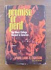 Promise or peril;: The black college student in America (9780393054057) by Corson, William R