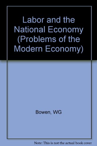 Imagen de archivo de Labor and the National Economy a la venta por Better World Books