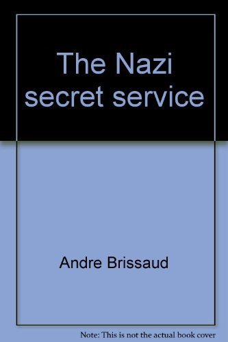 Stock image for The Nazi secret service for sale by Pelican Bay Books