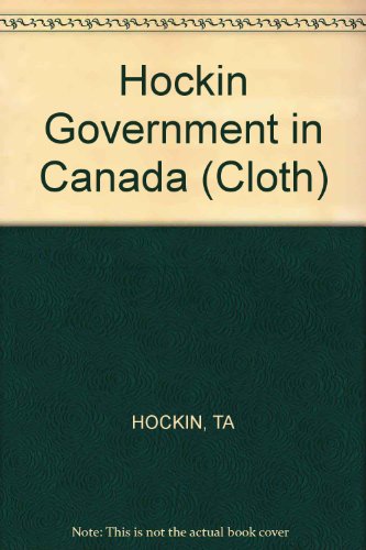 GOVERNMENT IN CANADA