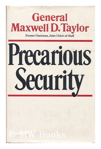 Imagen de archivo de Precarious Security a la venta por Better World Books