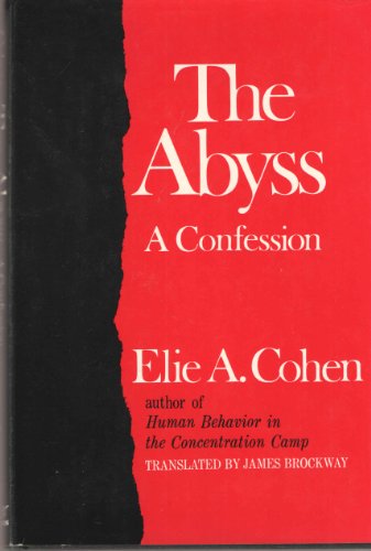 Beispielbild fr The abyss;: A confession, zum Verkauf von Wonder Book