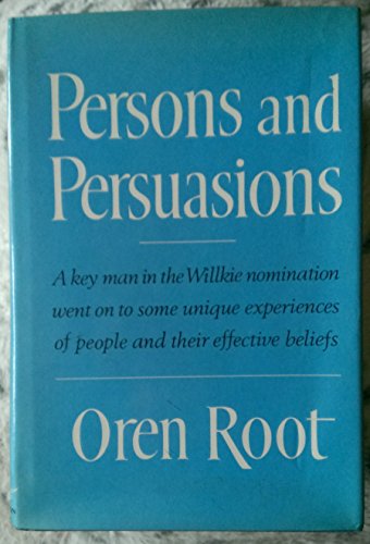9780393074826: Persons and persuasions