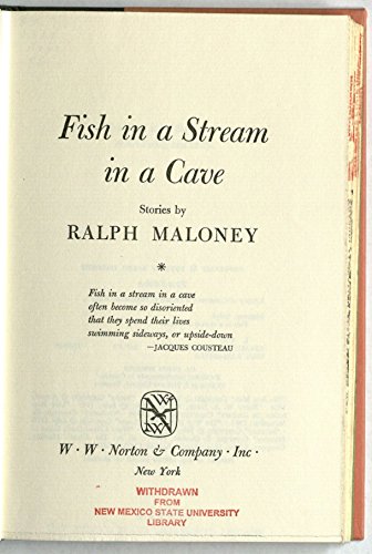 Beispielbild fr Fish in a stream in a cave;: Stories zum Verkauf von Wonder Book