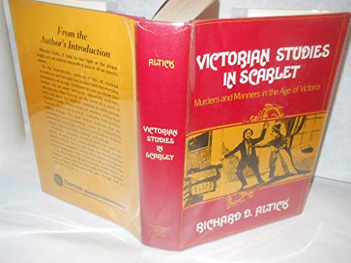 Beispielbild fr Victorian Studies in Scarlet zum Verkauf von Better World Books