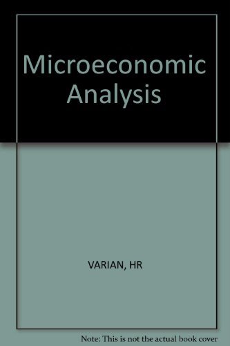Beispielbild fr Microeconomic Analysis zum Verkauf von Better World Books