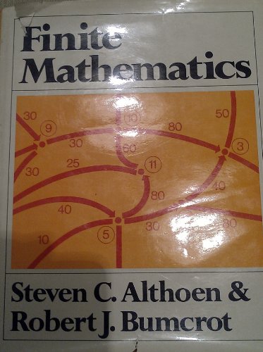 Stock image for Finite Mathematics for sale by Aaron Books