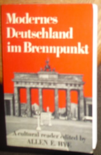 9780393090673: Modernes Deutschland Im Brennpunkt: A Cultural Reader