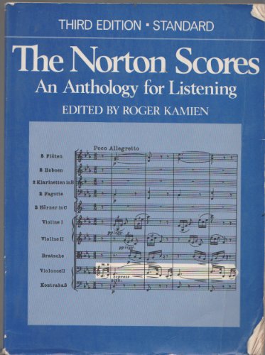 Imagen de archivo de Norton Scores: An Anthology for Listening a la venta por The Book Cellar, LLC